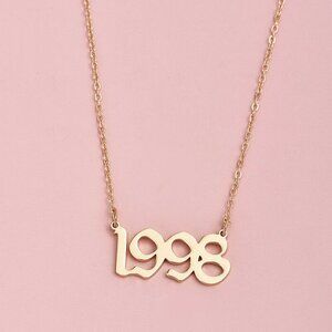 Personality 1998 Pendant Y2K Necklace, Anniversary, Birthday, Wedding